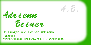 adrienn beiner business card